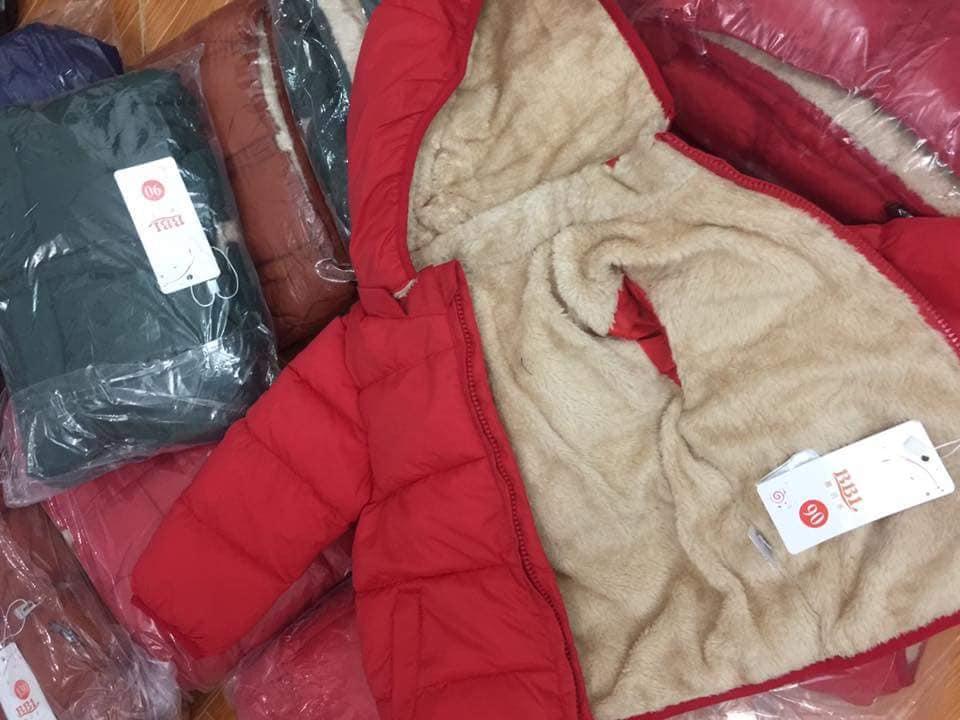 áo khoác lót lông cừu bé trai, gái