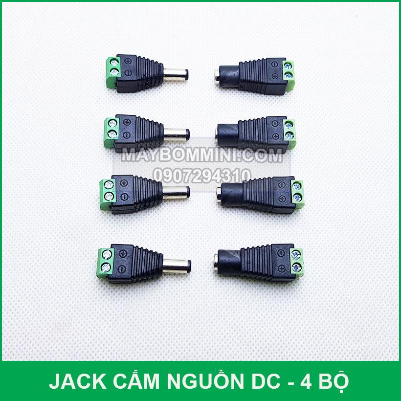 [HCM]Jack cấm nguồn điện DC đực cái - 4 bộ đực cái