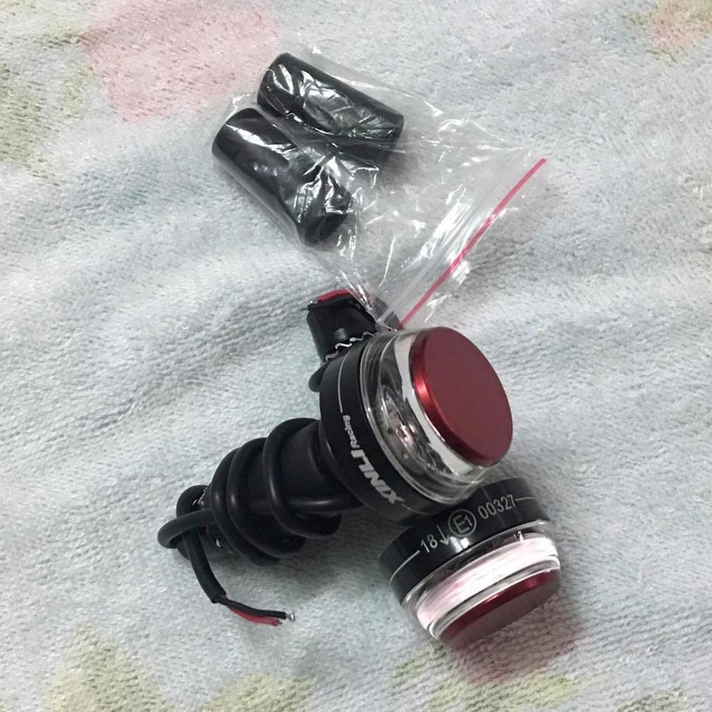 Gù tay lái đèn Led gắn xe máy,moto