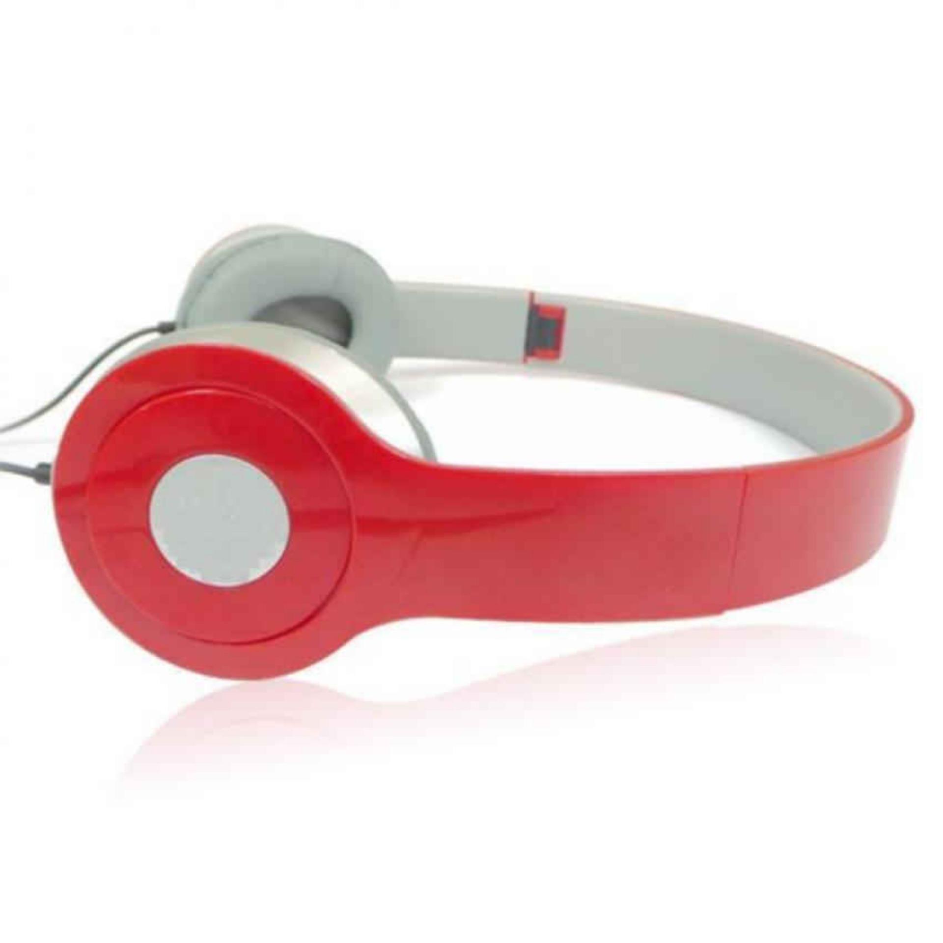 tai nghe chụp tai stereo headset (đỏ)