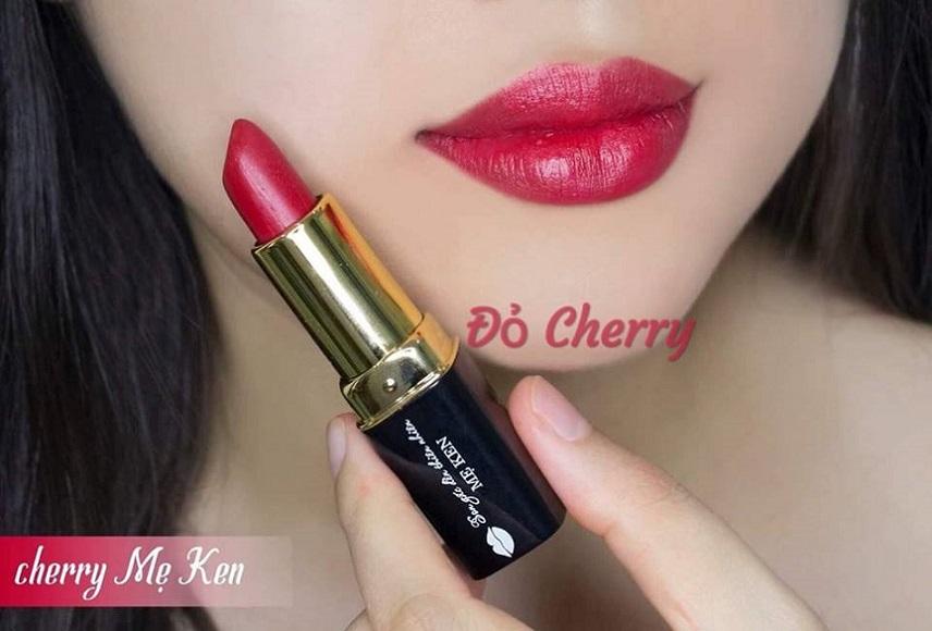 Son gấc dền siêu dưỡng hồng môi mẹ ken-màu cherry