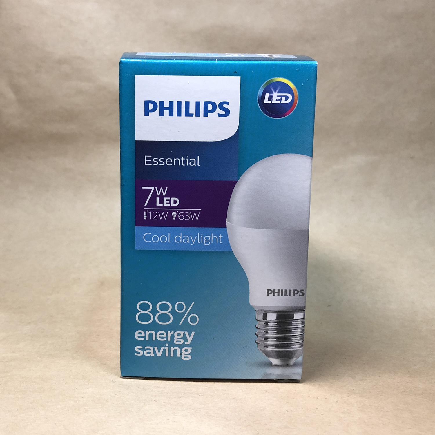 Bóng Philips LED Bulb Essential 7W E27 ( Ánh sáng trắng 6500K)