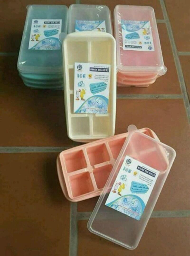 Bộ 3 khay đá có nắp Việt Nhật