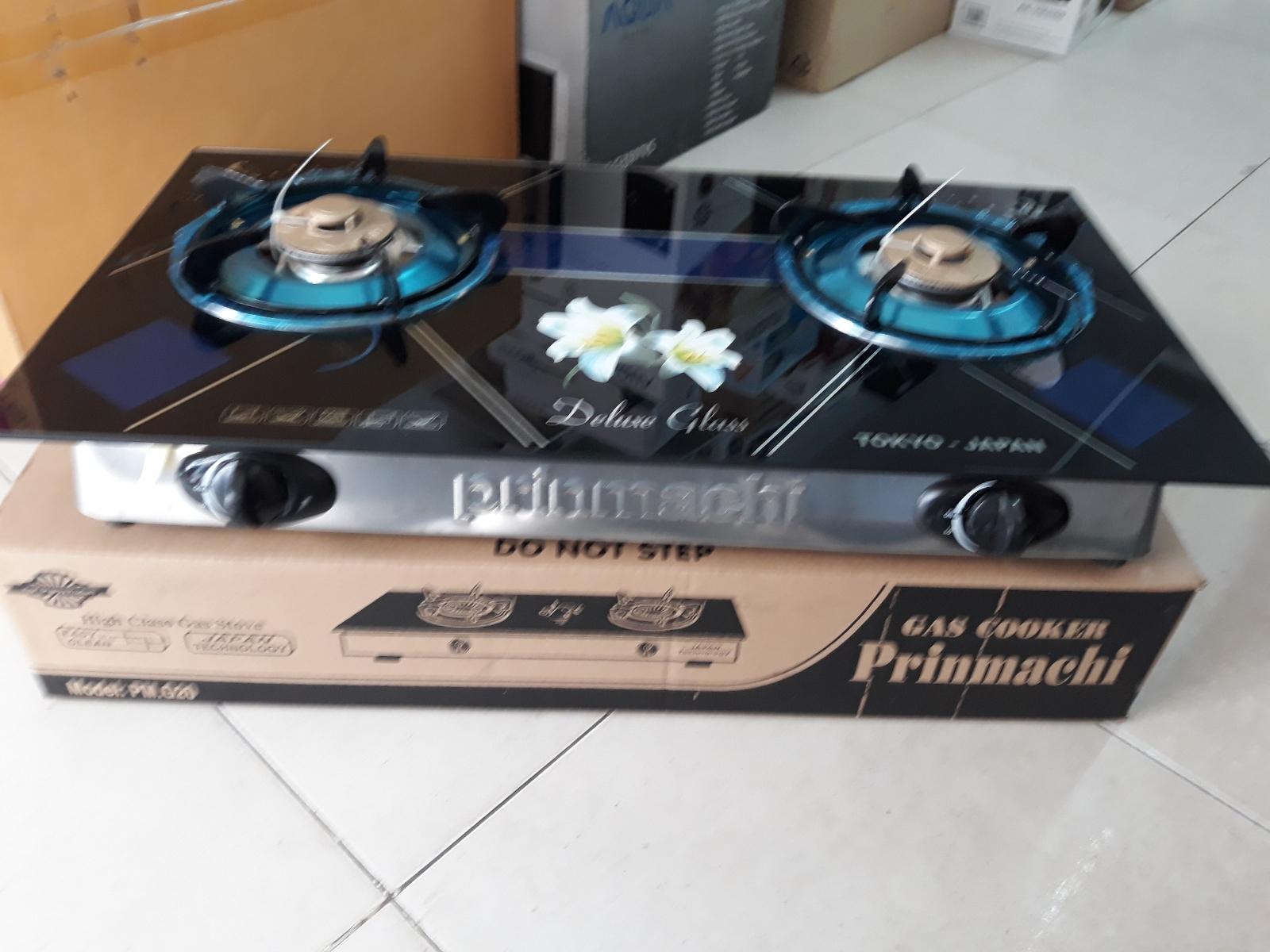 Bếp gas mặt kiếng cao cấp Prinmachi