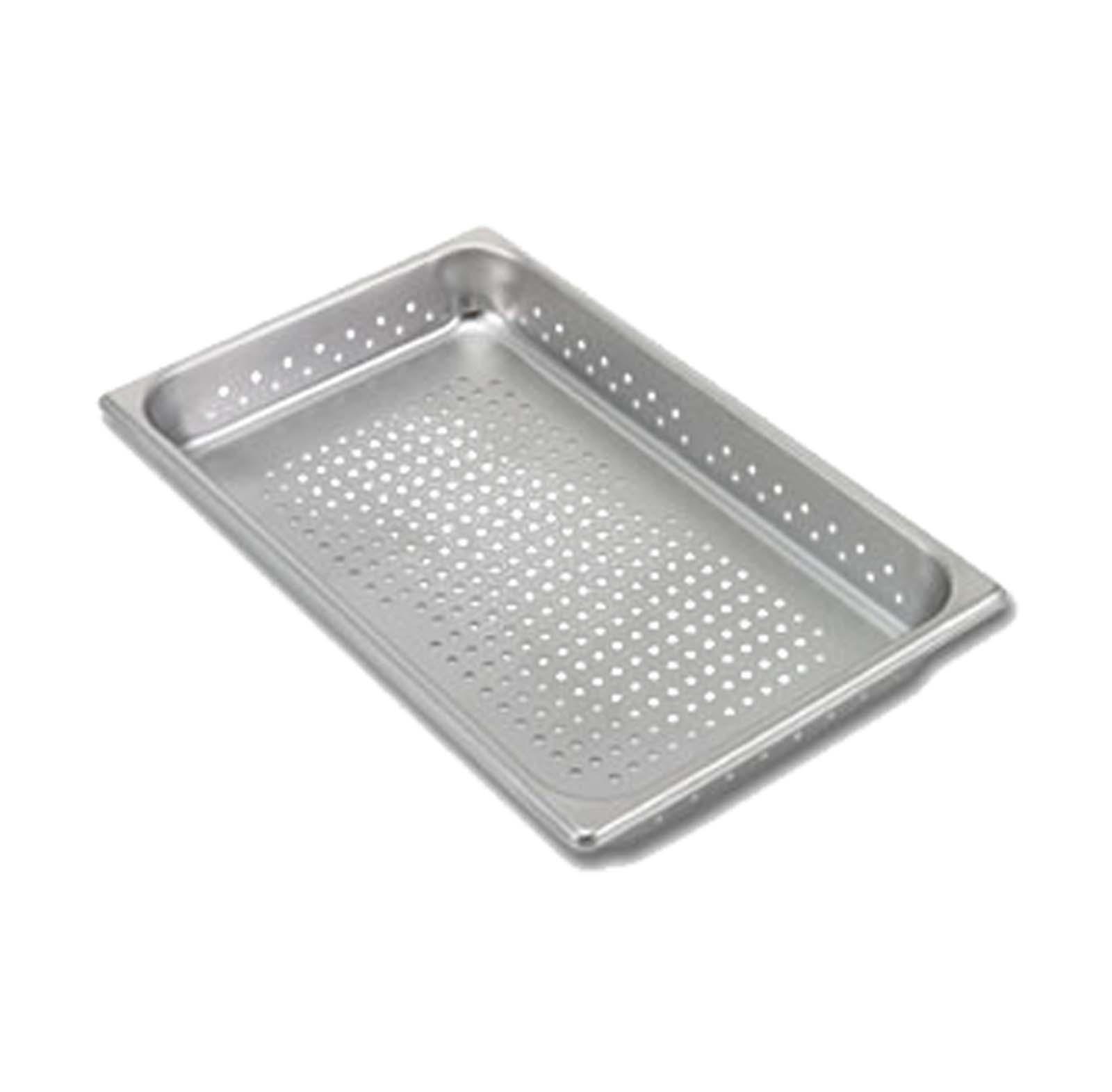 KHAY INOX BUFFET ĐỤC LỖ 1/1 CAO 6,5 CM