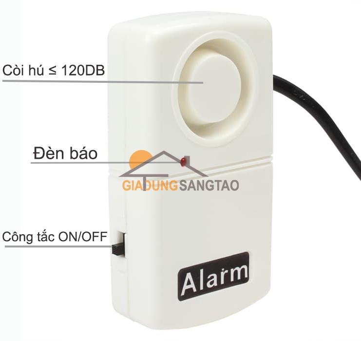 Báo động khi mất điện 220V