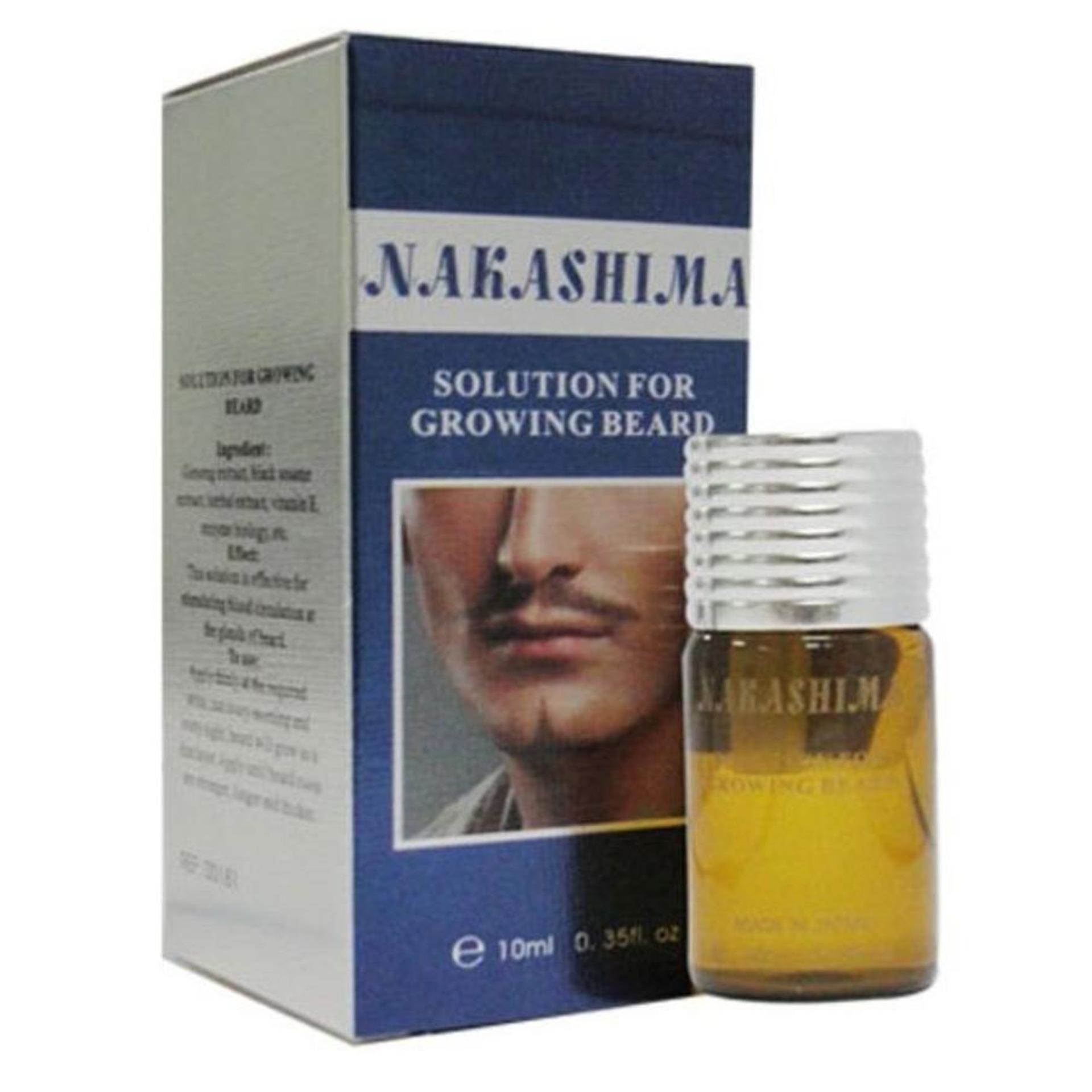 Serum Kích Thích Mọc Râu Nakashima Solution Growing Beard 10ml