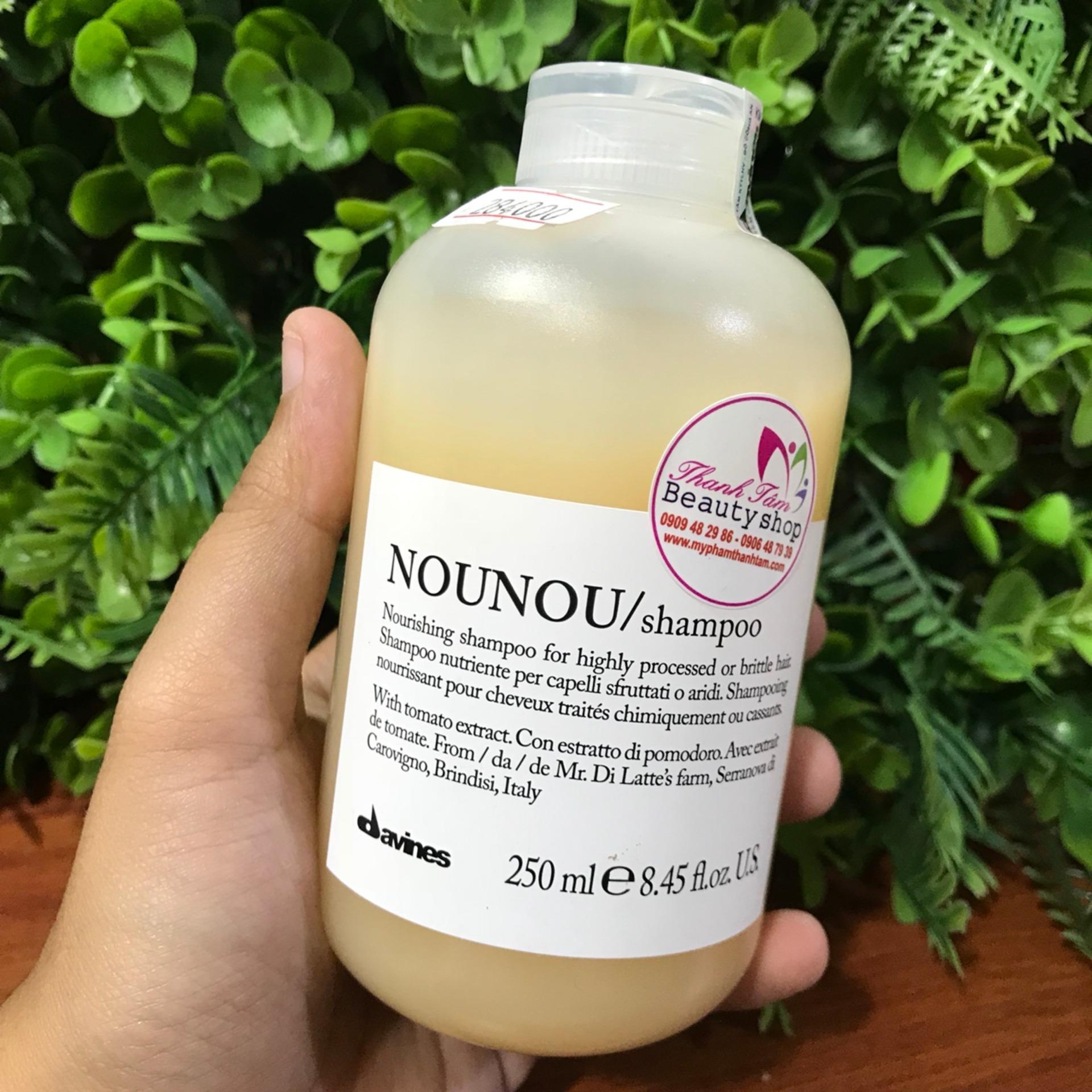 [HCM]Dầu gội phục hồi tóc khô xơ hư tổn DAVINES NOUNOU 250ml
