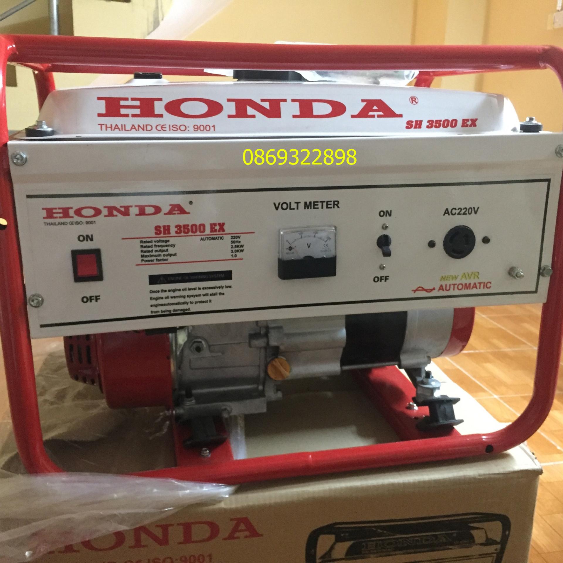 Máy phát điện honda SH3500C 3kw chạy xăng giật tay