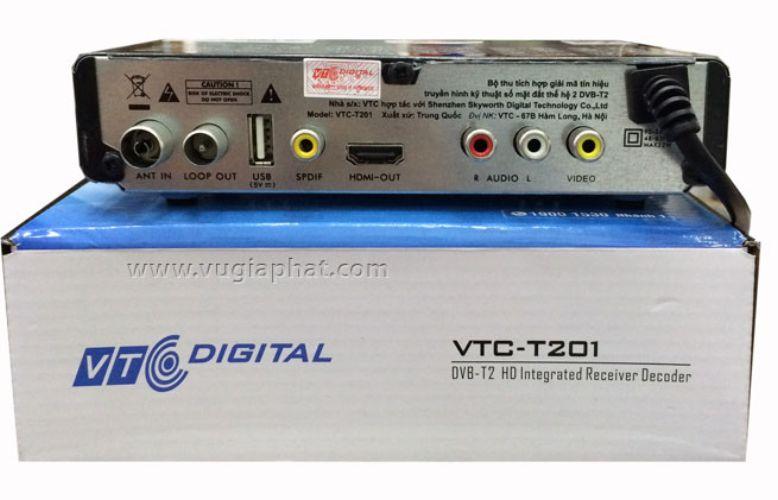 Đầu thu kỹ thuật số mặt đất DVB T2 - VTC T201
