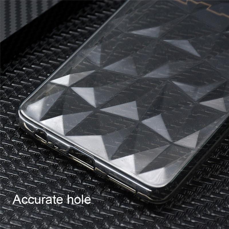 Ốp Silicon 3D Vân Kim Cương Cho Oppo F5 (Trong Suốt)