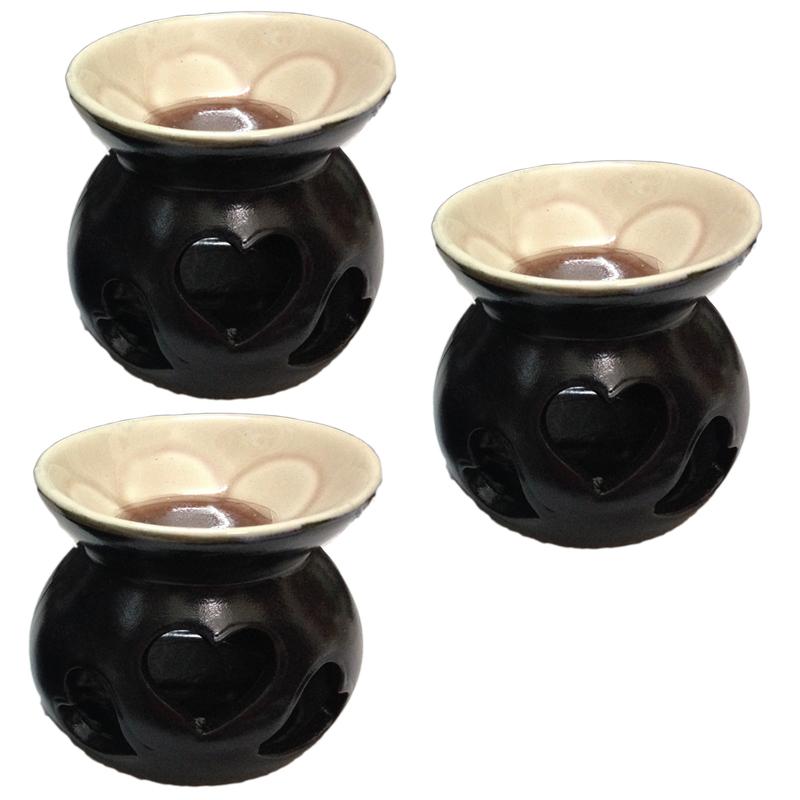 Lò xông tinh dầu tim nâu (Nâu)