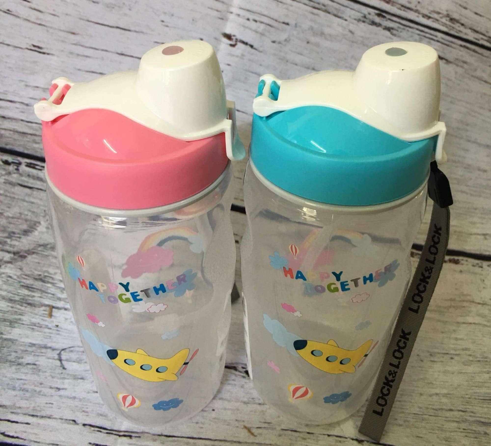 BÌNH NƯỚC TRẺ EM LOCK&LOCK 350ml HPP726 CÓ ỐNG HÚT