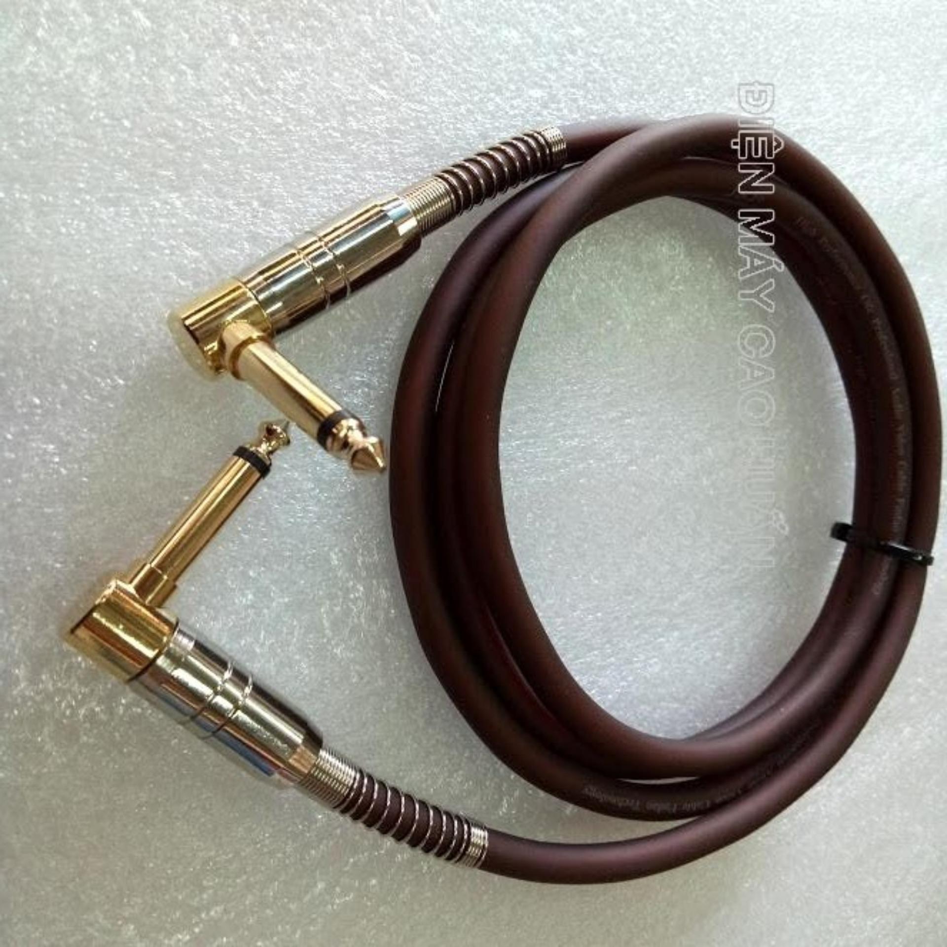 Dây jack 6.5mm 2 đầu cong dài 1.5