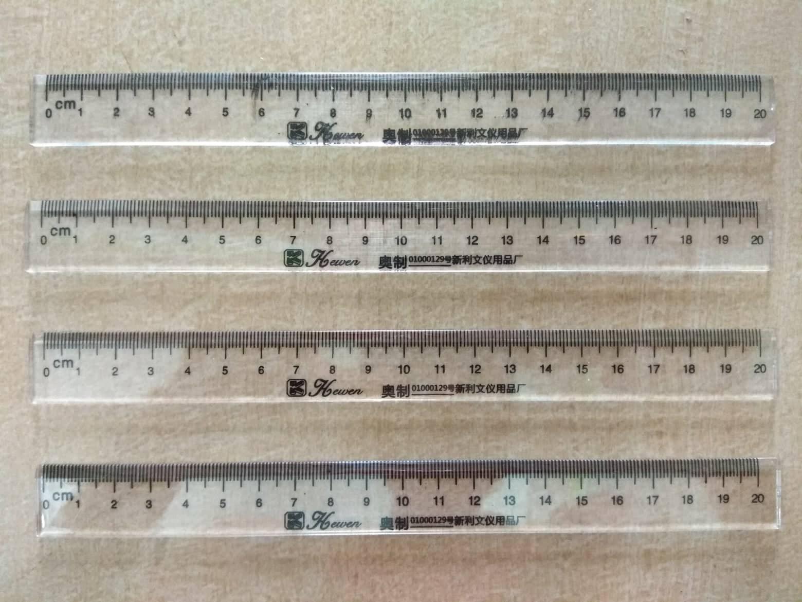 25 chiếc thước kẻ dẻo Kewen 20cm ( 1 bó )