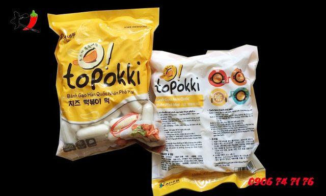 2KG BÁNH GẠO TOPOKKI NHÂN PHÔ MAI HÀN QUỐC_TiTiMart