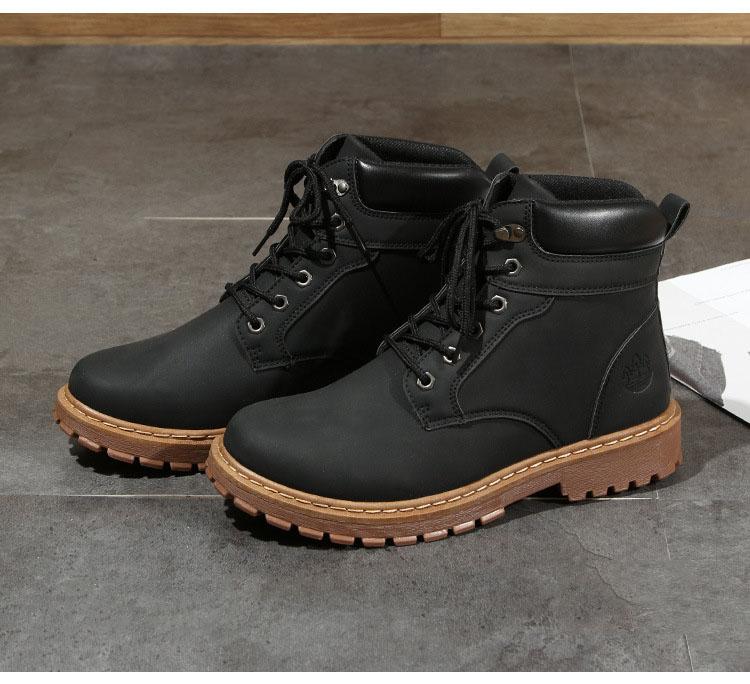 Giày Boot Da Nam Thời Trang SACAS SC062