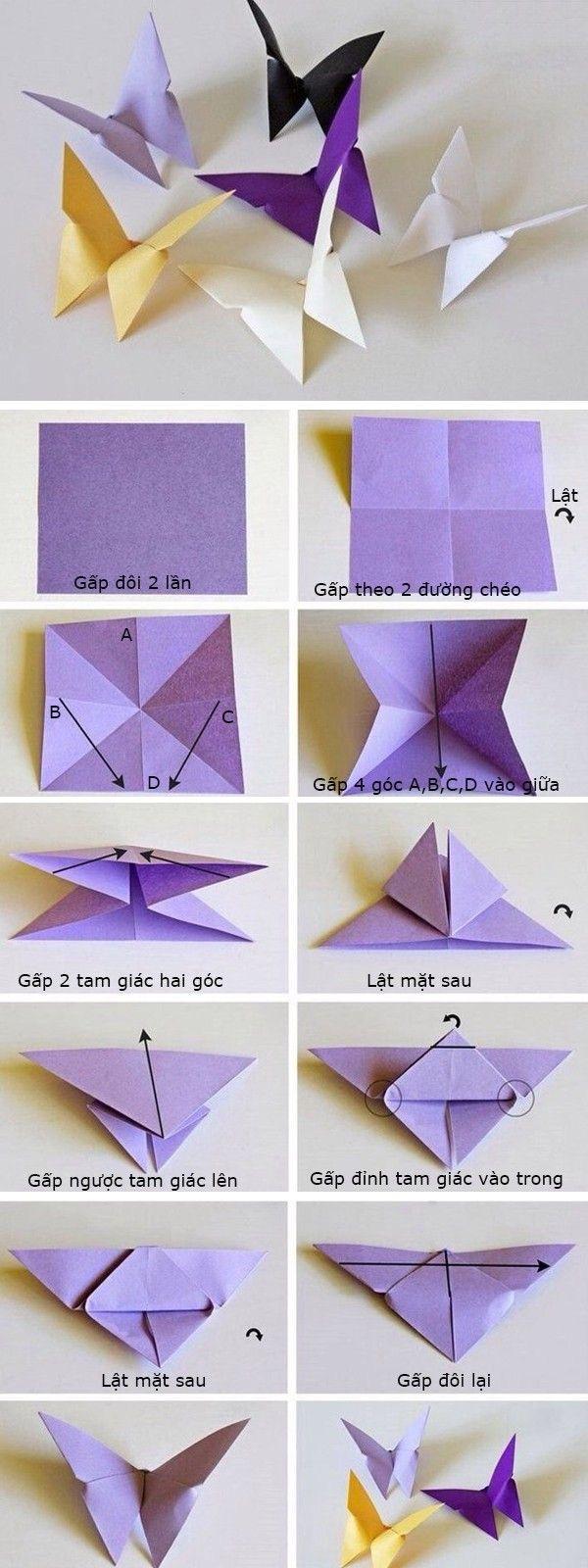 Combo 100 giấy gấp origami khổ a4