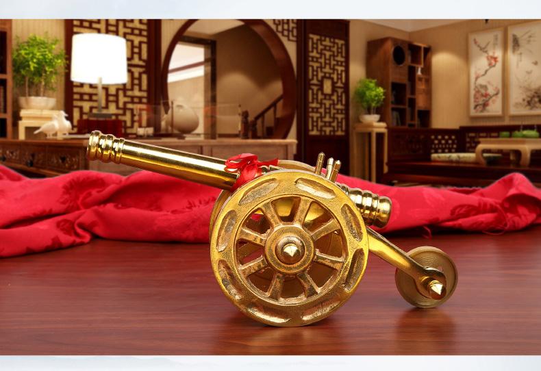 Mô hình đại pháo thần công bằng đồng thau cỡ trung