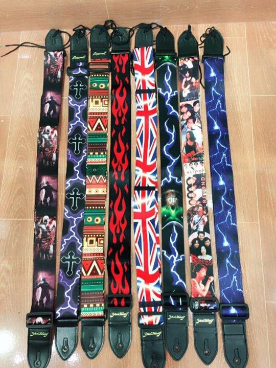 Dây đeo đàn guitar thổ cẩm DTC (tặng kèm 2 bộ ốc vít)