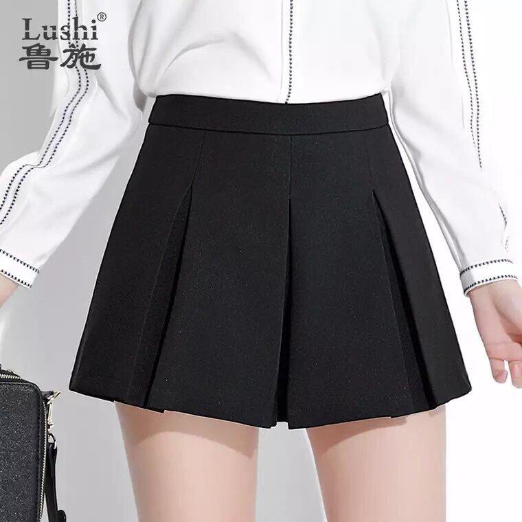 Chân Váy Ngắn Xếp Ly Dây Kéo Sau Thời Trang Hàn Quốc