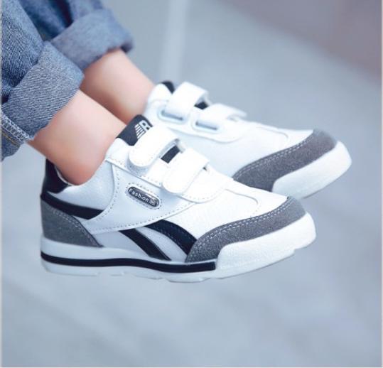 Sneaker Cho Bé Thể Thao Thời Thượng  ( Trắng Xám ) size 22/28