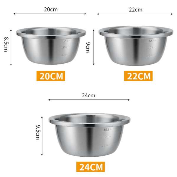 Nướng Nhồi Bột Mỳ Trứng Bát Nhà Bếp Chậu Rửa Bát Nhà Bếp Chậu Inox