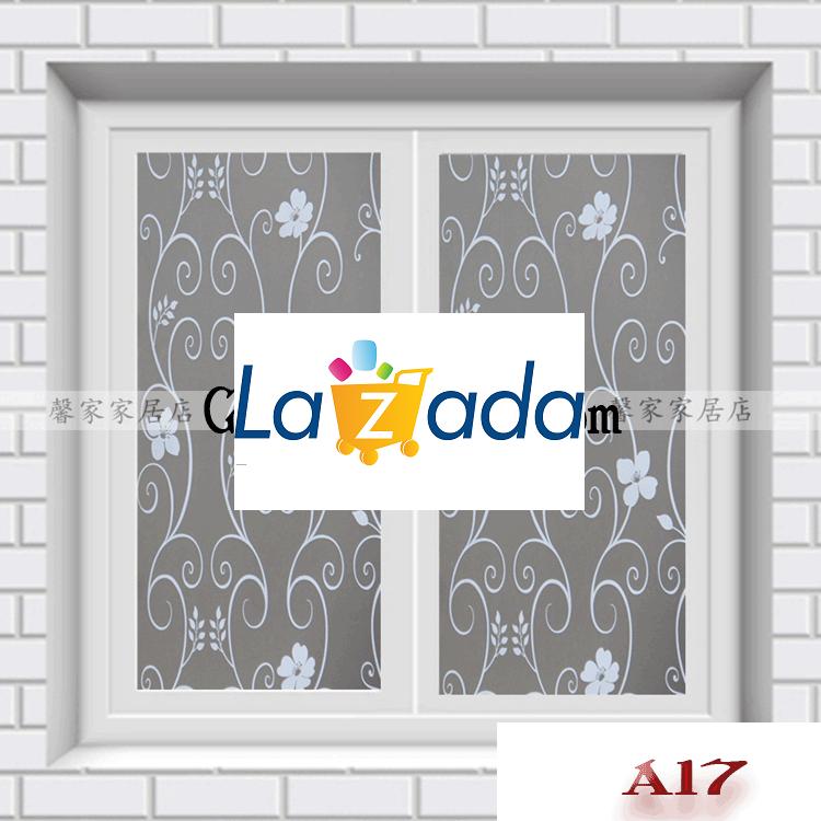 [HCM]5m giấy dán kiếng khổ 45cm hoa uốn lượn trắng
