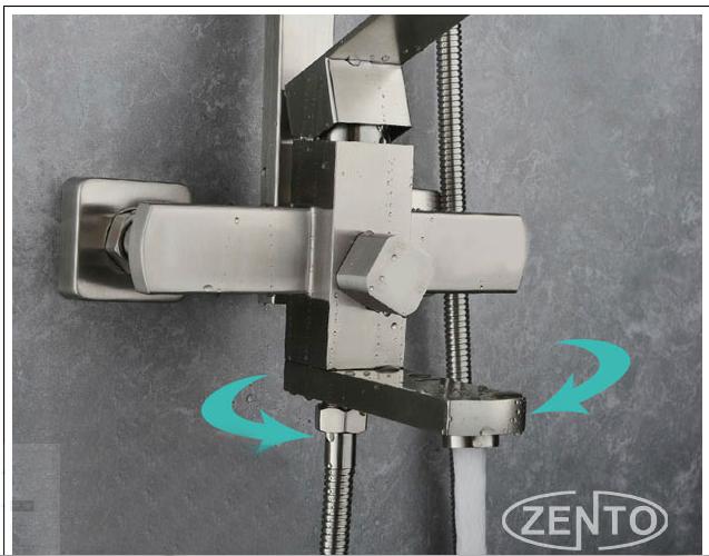 Bộ sen cây Zento inox 304 SUS8102