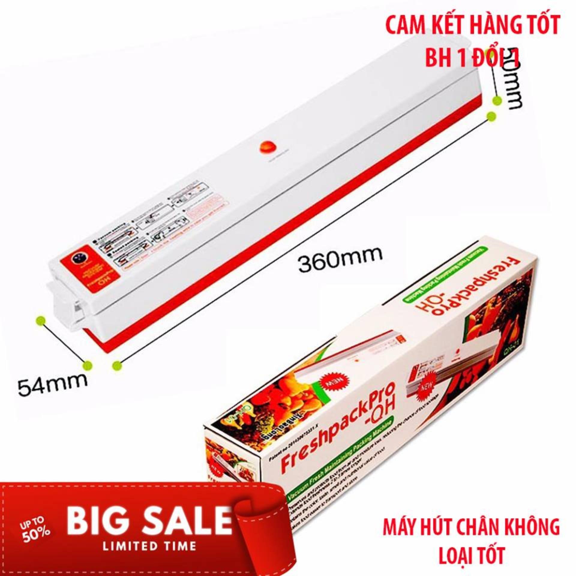 Túi hút chân không tp hcm , Cách hút túi chân không- Máy hút chân không thực phẩm Fresh Pack pro cao cấp đảm bảo thực phẩm tươi lâu hơn, ngon hơn. M91 - Bh uy tín 1 đổi 1 bởi Smart Buy