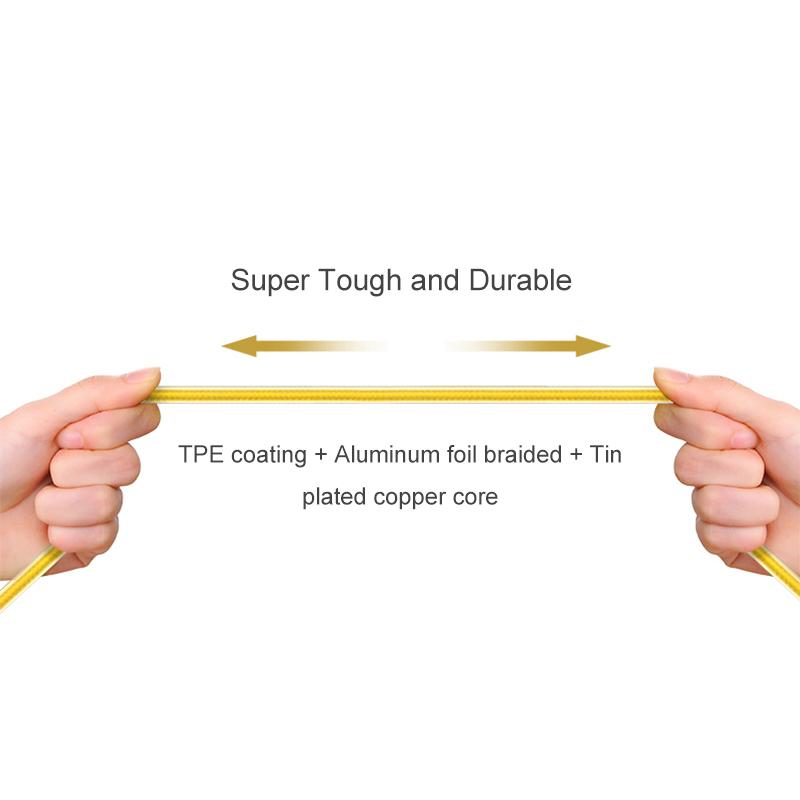 [HCM]Cáp sạc 3 đầu Hoco UPL12 1M cổng Lightning+Micro USB+Type-C chống đứt dây