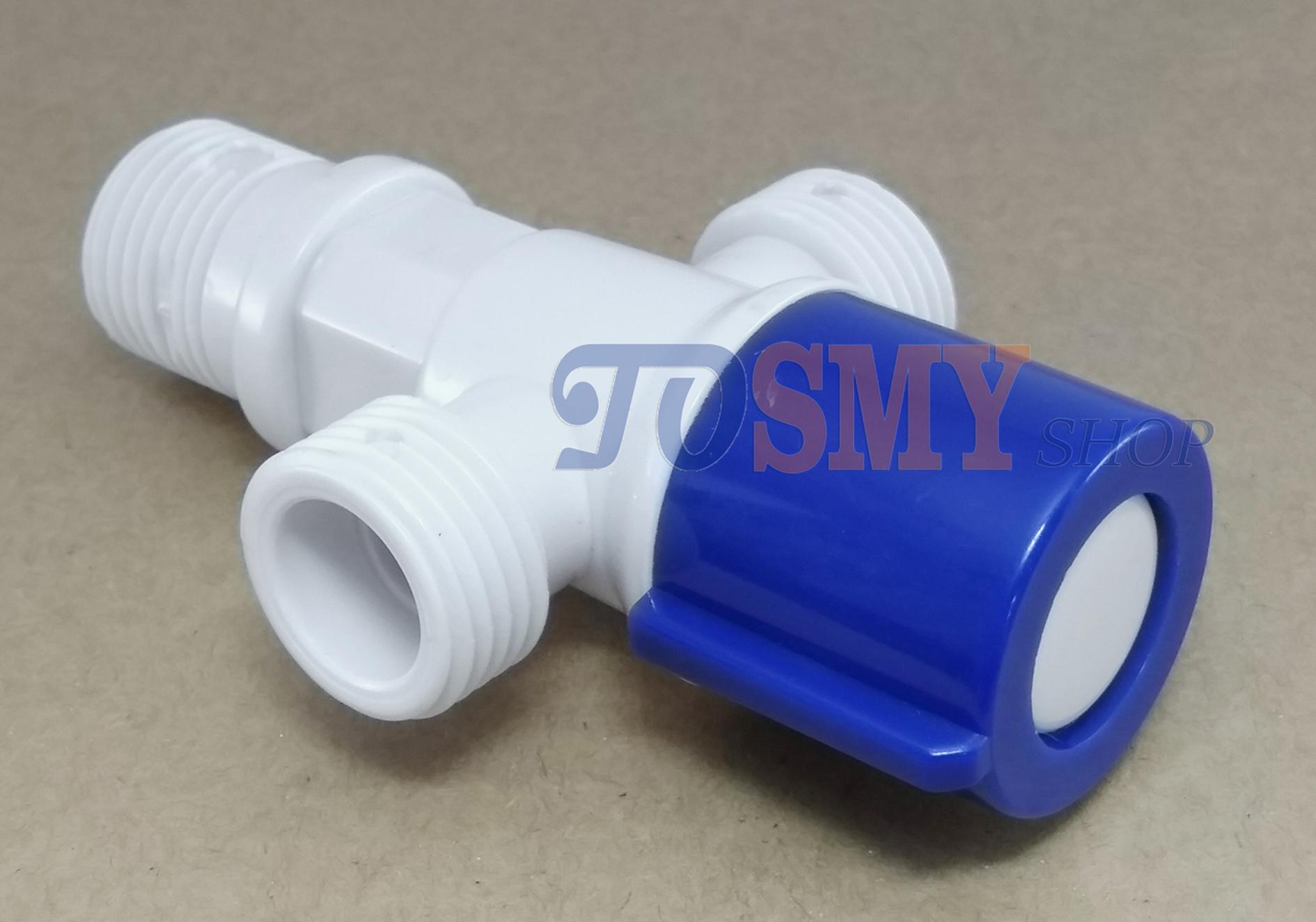 [HCM]Van khoá nước 3 ngã nhựa ABS cao cấp NH09 (Bạc)