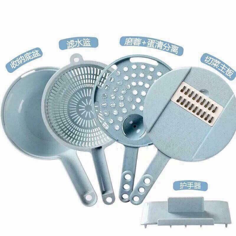 DỤNG CỤ CẮT RAU CỦ QUẢ 4 IN 1 LÚA MẠCH ( an toàn cho sức khỏe)