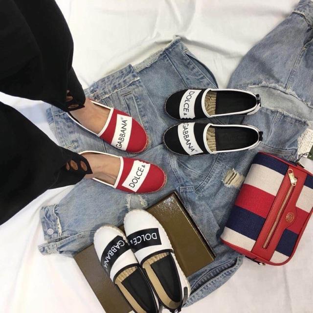 Giày Lười Đế Cói Dolce cực chất