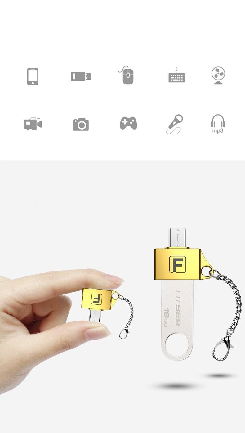 Đầu OTG chuyển đổi cổng Micro USB  chuẩn 3.0 - PKCB