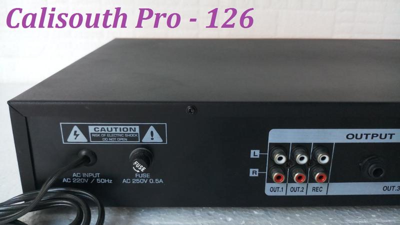 Vang cơ karaoke Calisouth Pro-126