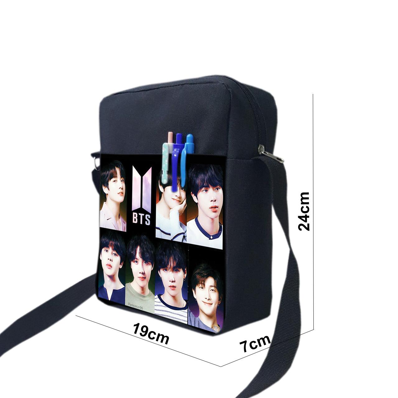 [HCM]TÚI ĐEO CHÉO IN HÌNH NHÓM BTS