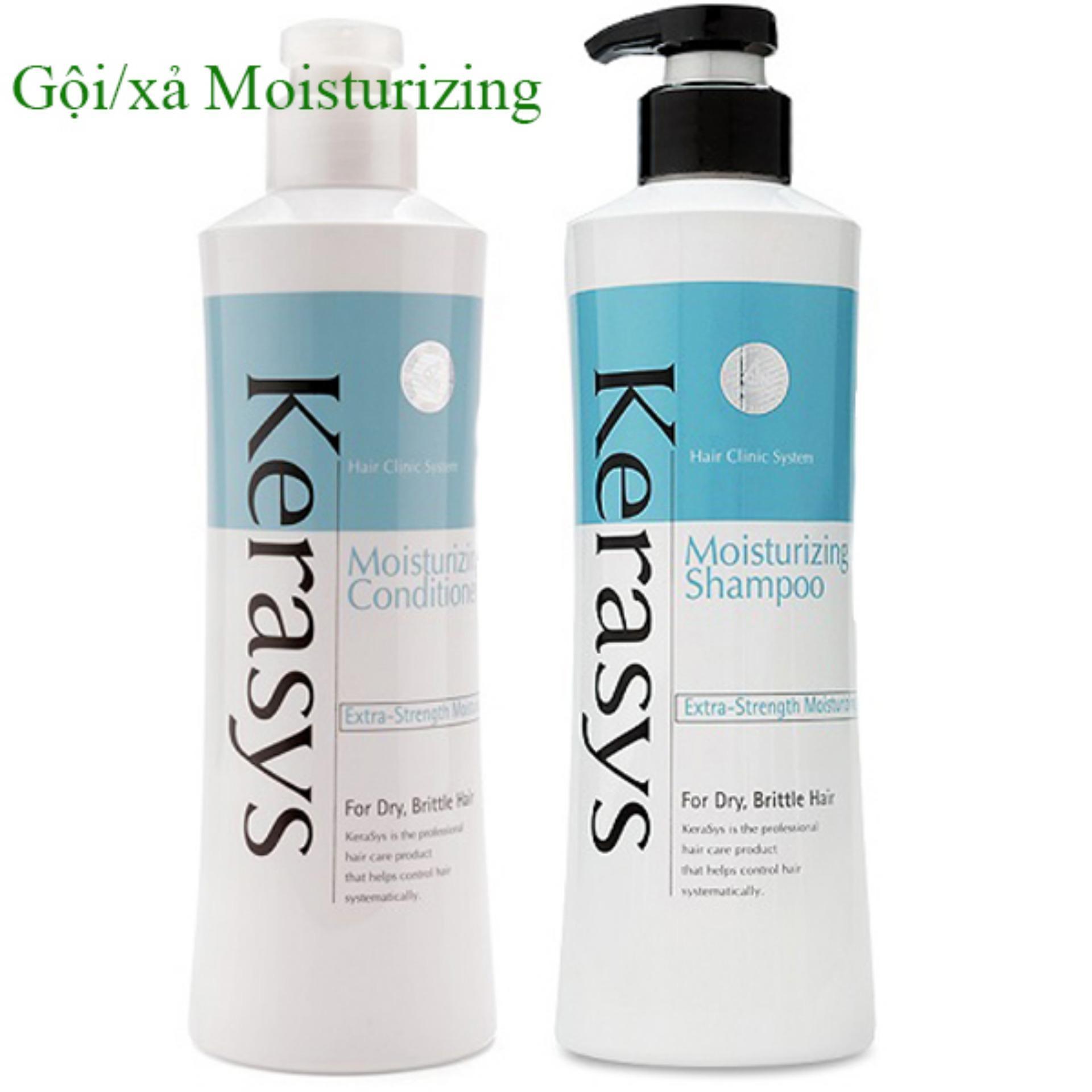 Dầu Gội/Xả Cân Bằng Độ Ẩm Kerasys Moisture Hàn Quốc 600ml
