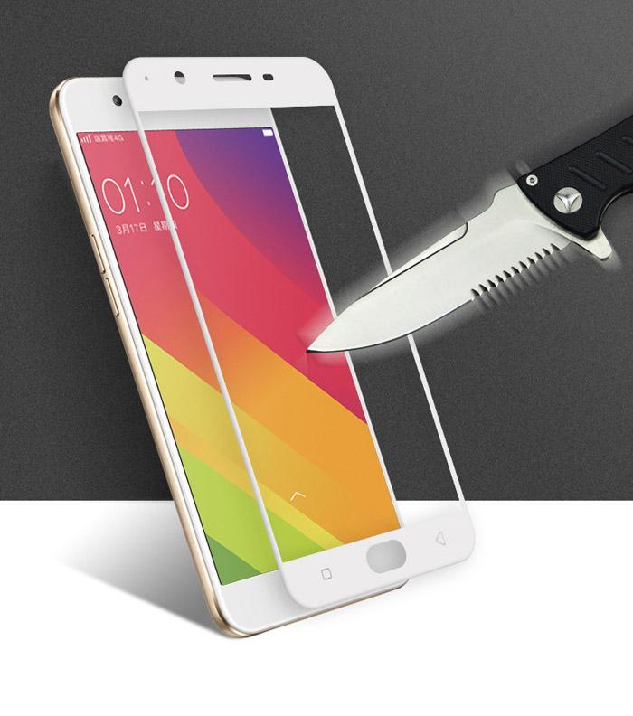 Miếng dán cường lực full màn cho Oppo F1s (Đen)