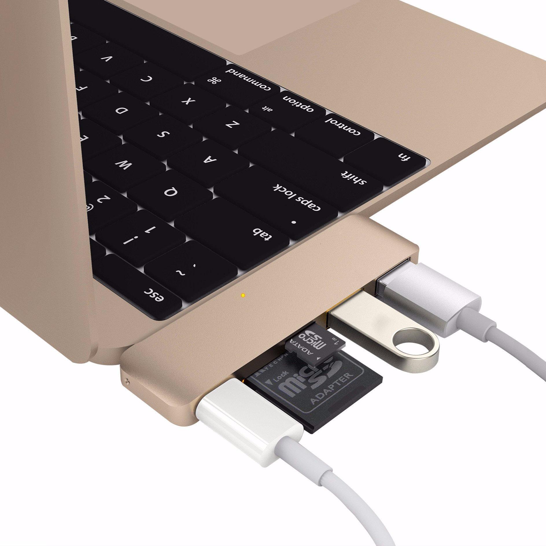 [HCM]Cổng chuyển HyperDrive  5-in-1 USB-C Hub gồm 5 cổng  USB Type-C SDXC micro SDXC 2 x USB 3.0