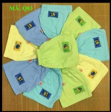 10 quần đùi cotton cho bé 4-15kg