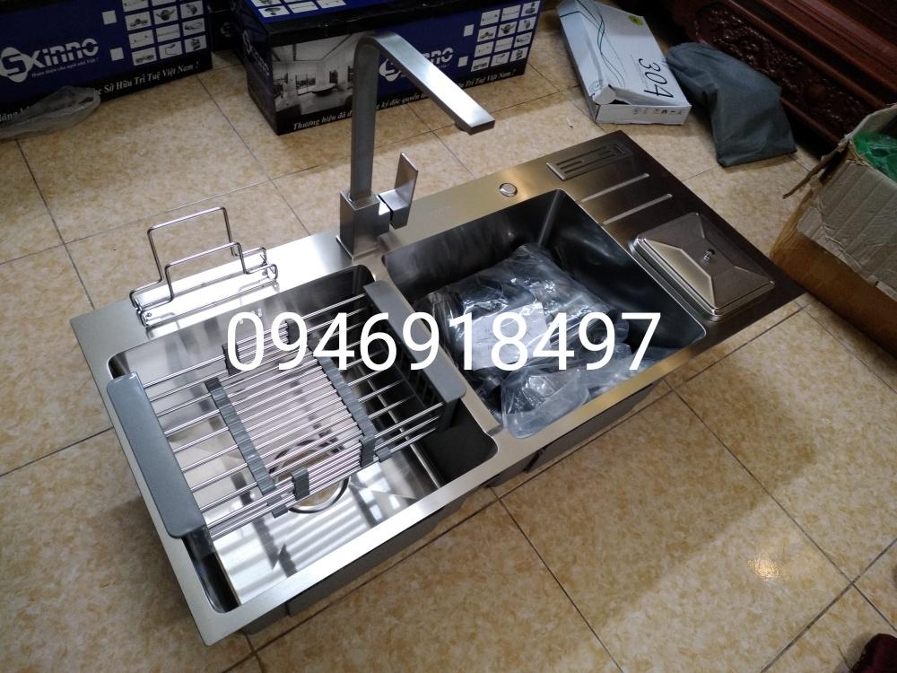 Chậu rửa bát inox 3 hố