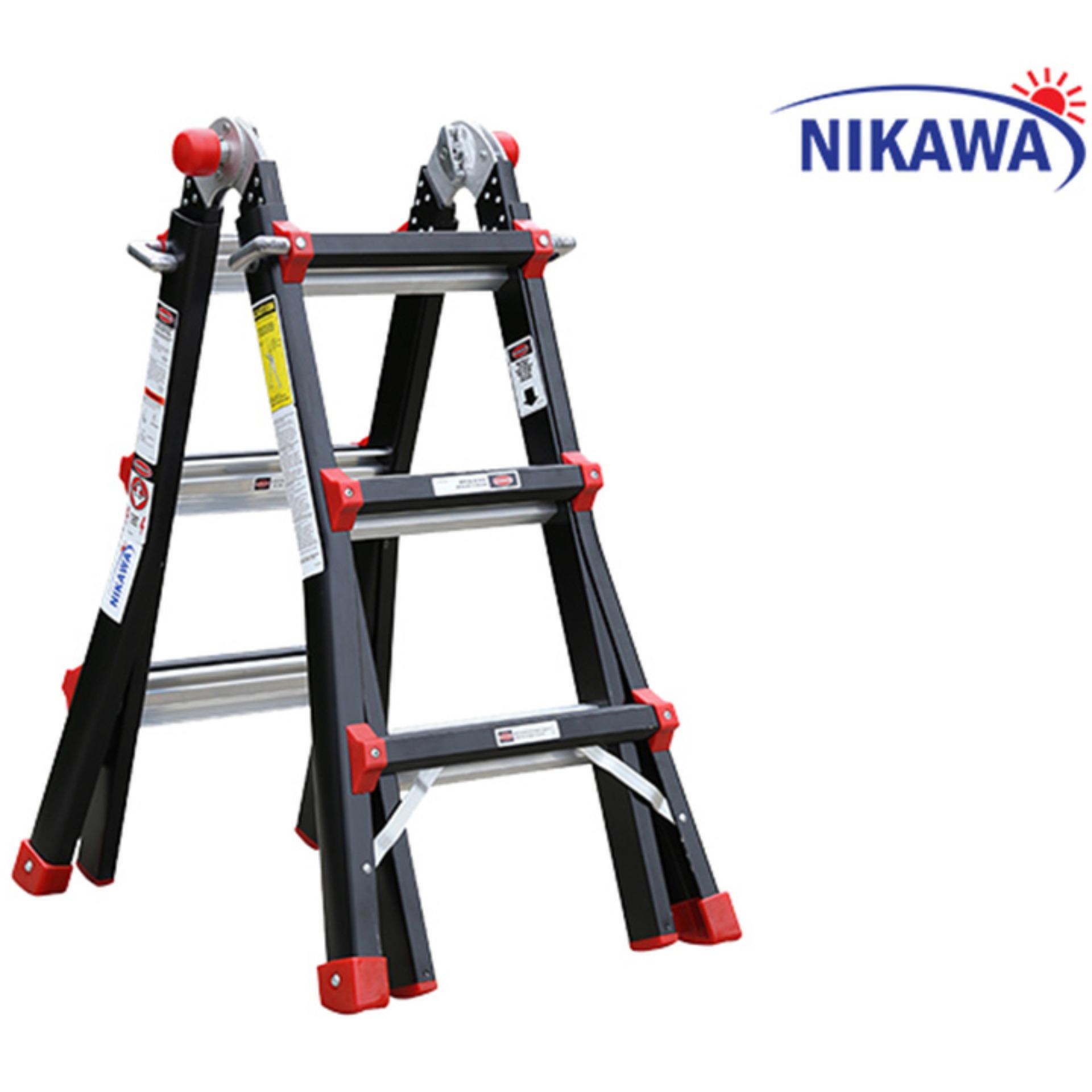 Thang nhôm gấp trượt Nikawa Nhật Bản NKB43 - 3,1m Tải trọng 250kg