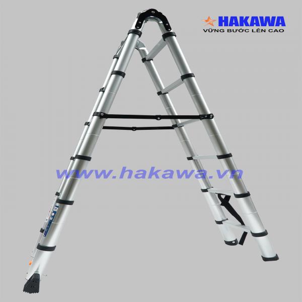 [HỖ TRỢ SHIP 100%] Thang nhôm rút chữ A HAKAWA HK238  - HÀNG NHẬT BẢN, chất lượng cao, 3 mét 8