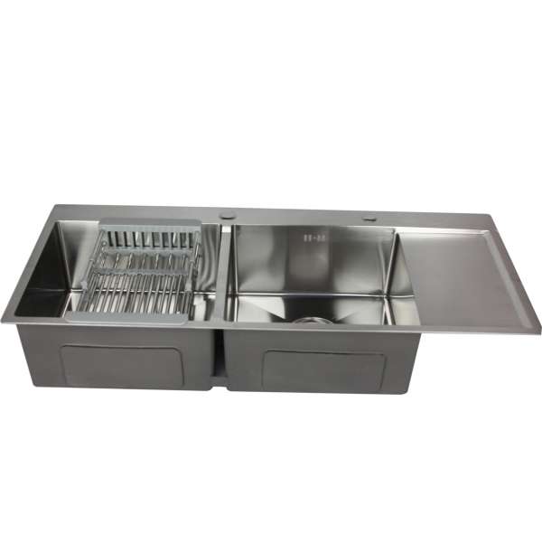 Chậu rửa bát hai hố có bàn P10045 inox sus 304 PIENO bảo hành 5 năm