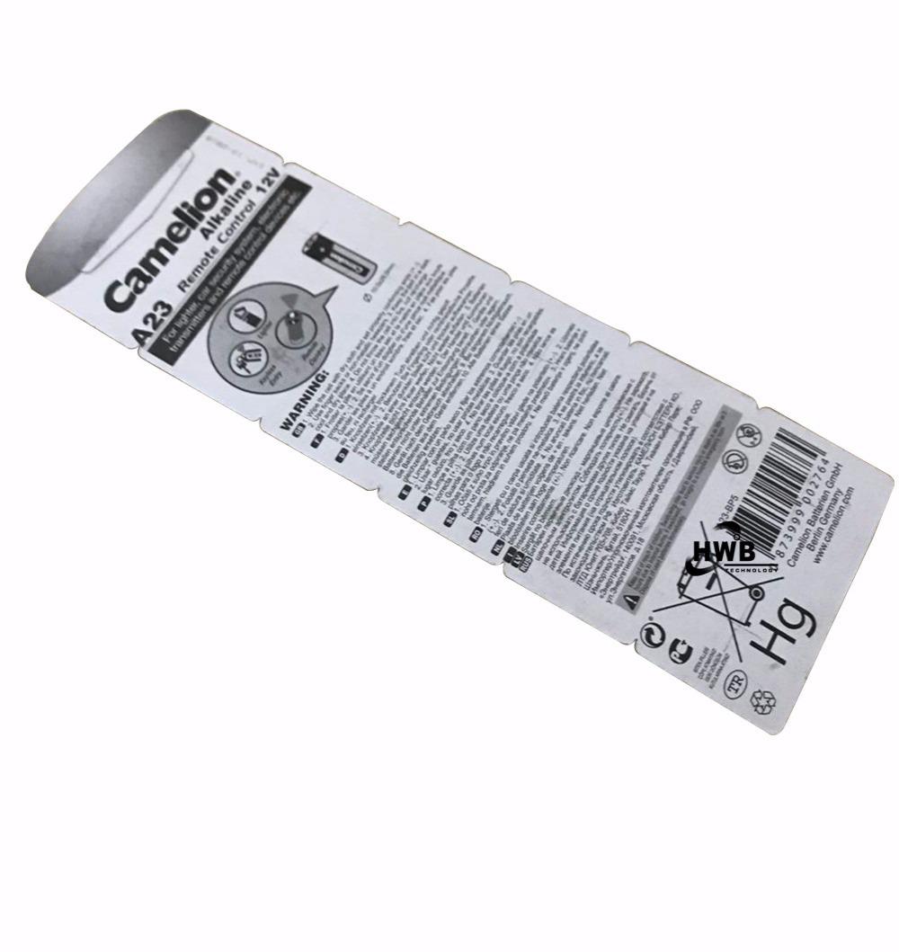 Vỉ 5 viên pin Camelion 12v A27