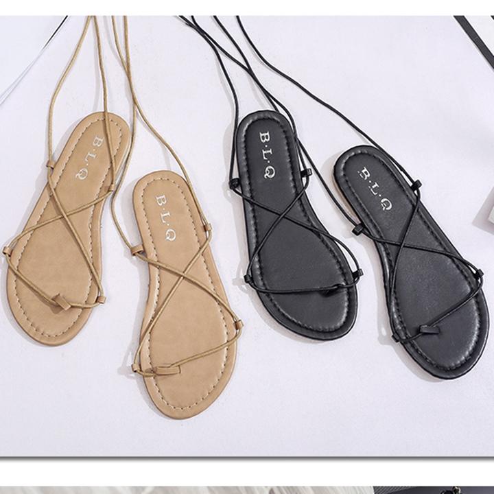 Xăng đan cột dây nữ tính C62