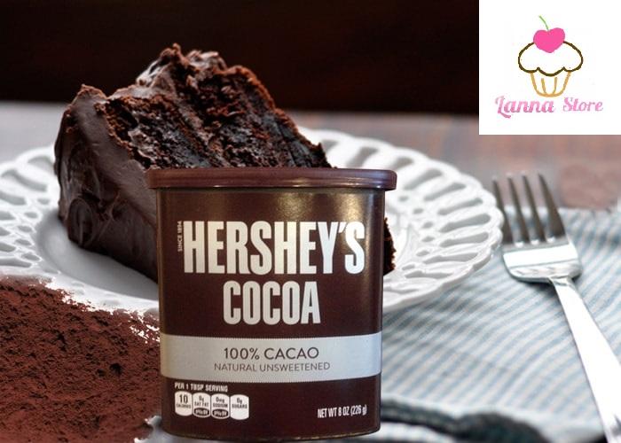 Bột ca cao nguyên chất Hershey's hủ 266g - Mỹ