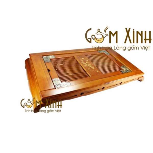 Khay đựng ấm chén bằng gỗ