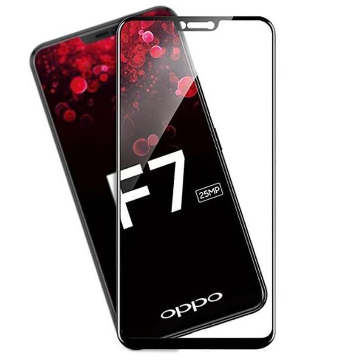 Kính cường lực Oppo F7 (Full Màn, Full Keo)